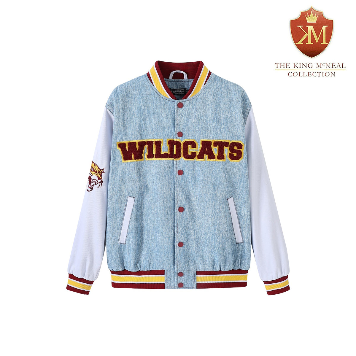 Bethune-Cookman Denim Bomber Jacket