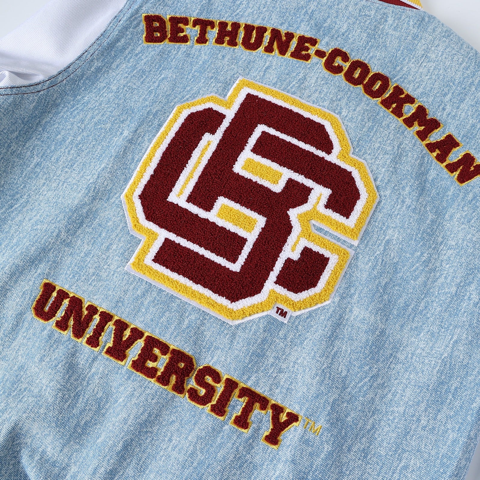Bethune-Cookman Denim Bomber Jacket