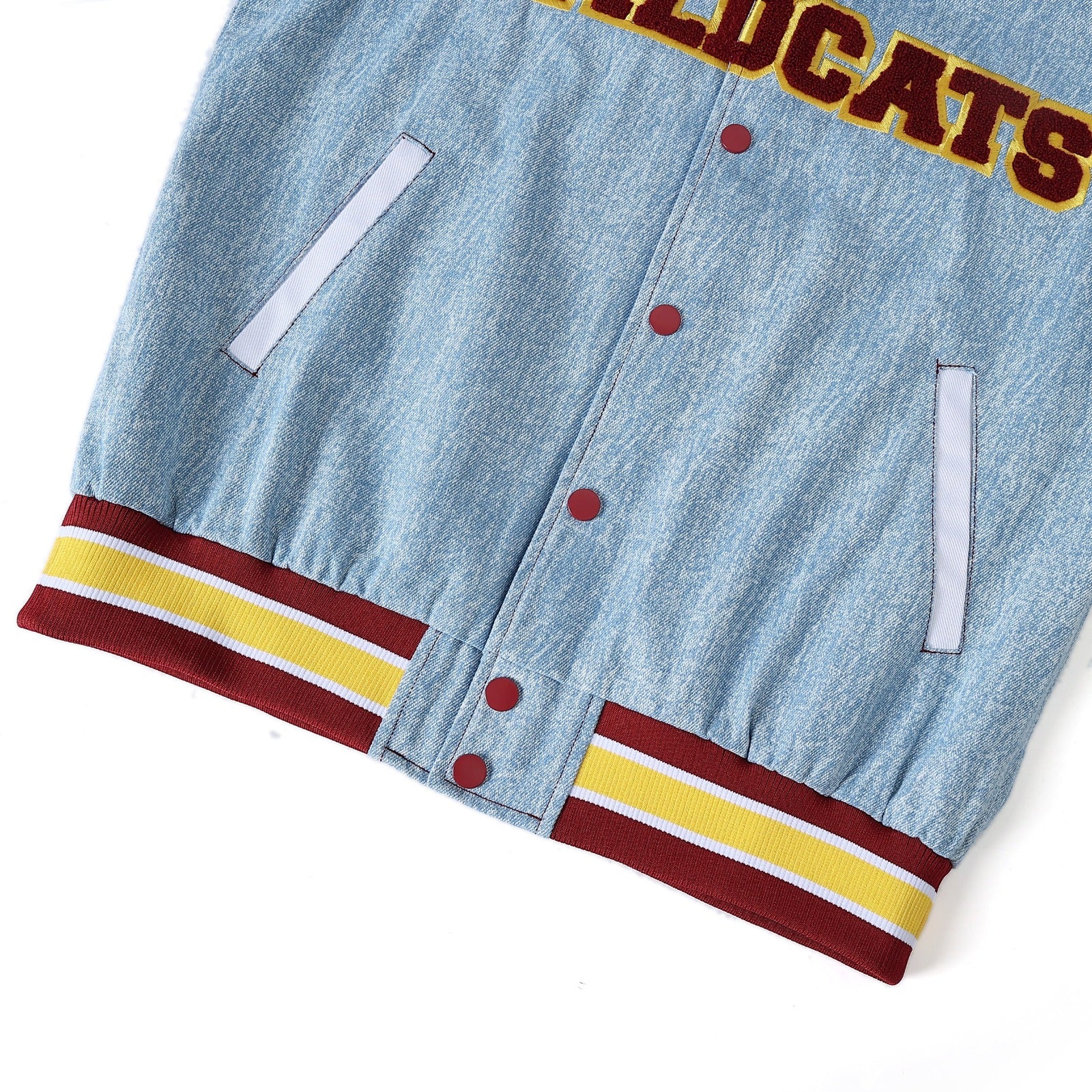 Bethune-Cookman Denim Bomber Jacket