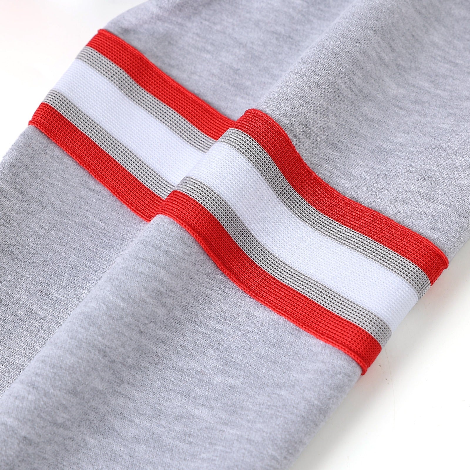 Kappa Heather Grey Crest Chenille Crewneck