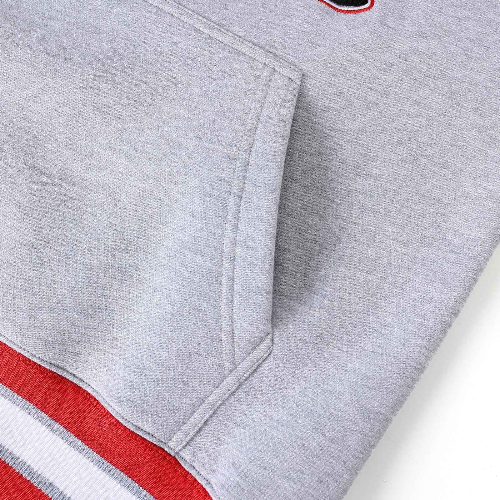 Kappa Heather Grey Crest Chenille Crewneck