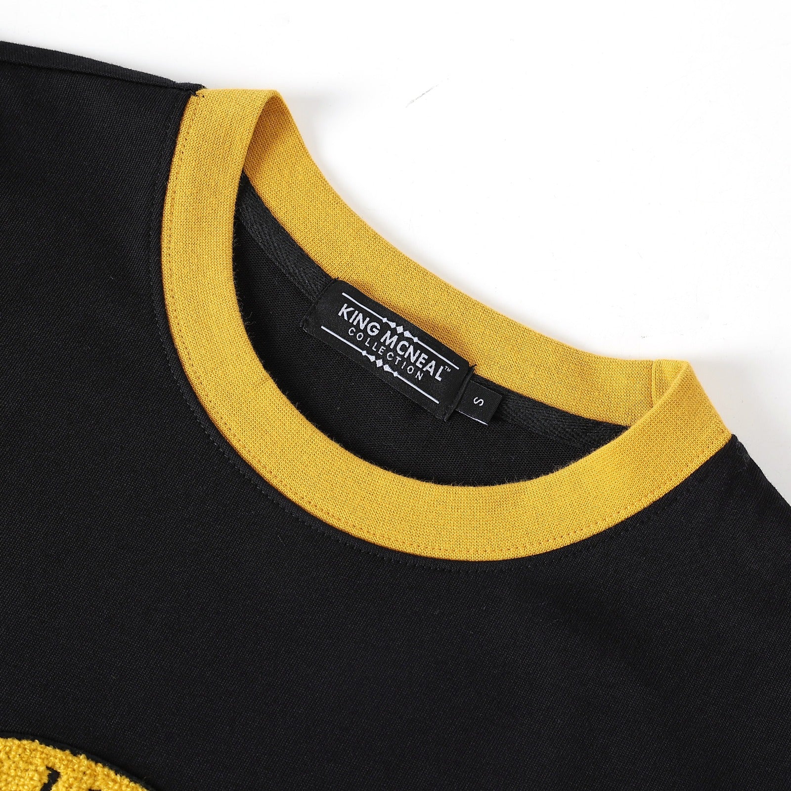 Xavier University (Louisiana) Black Premium Chenille Ringer Shirt