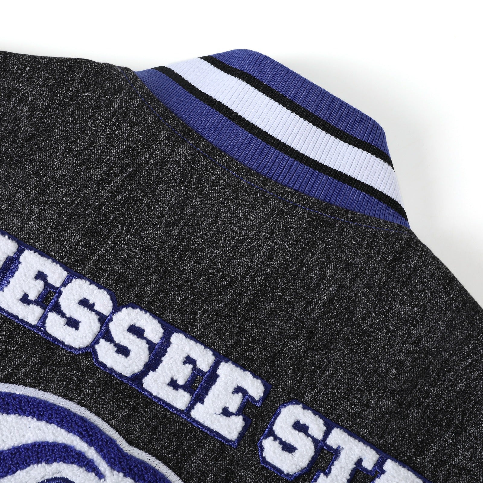 Tennessee State University Black Denim Bomber Jacket