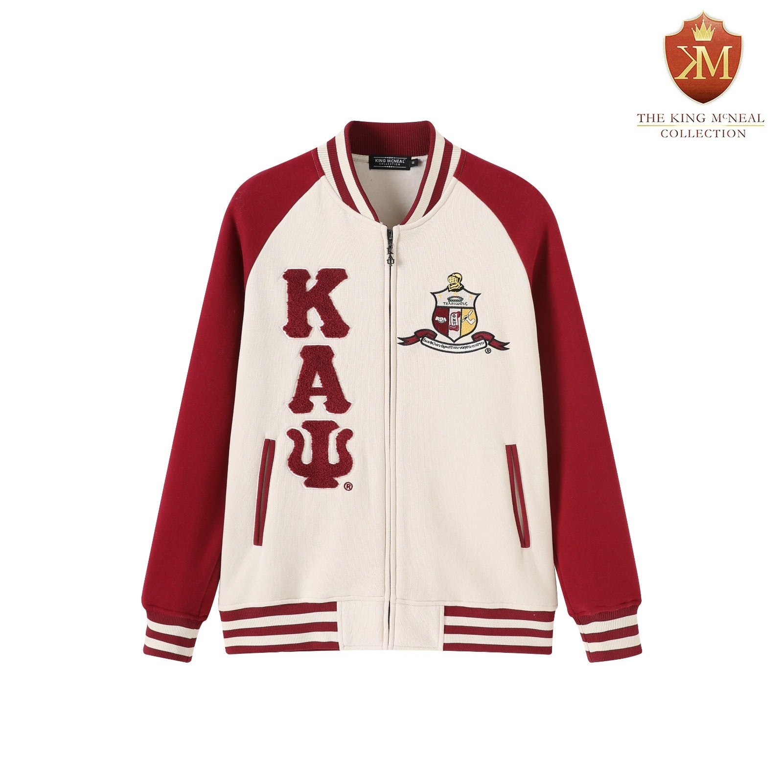 Kappa Kream Varsity Fleece Jacket