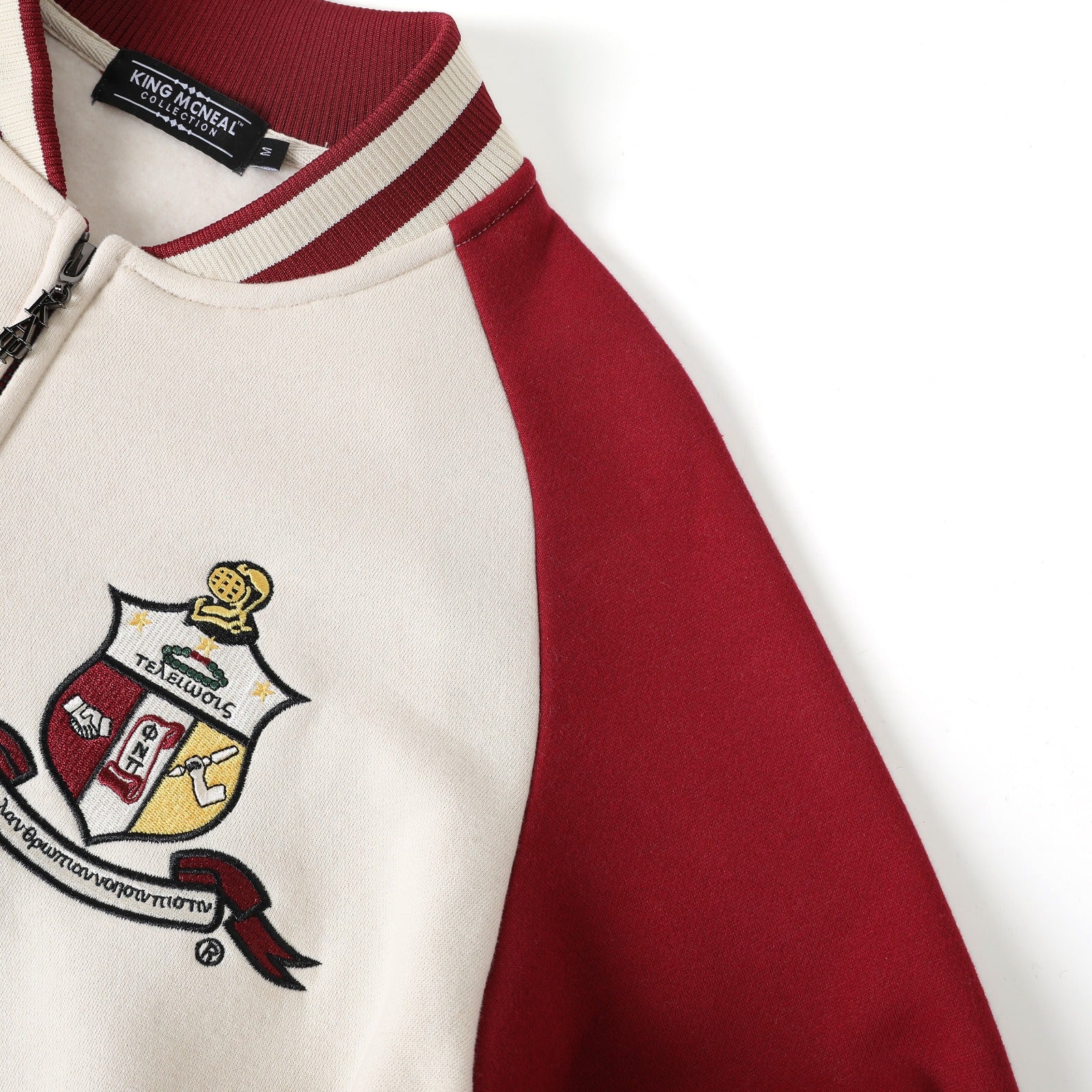 Kappa Kream Varsity Fleece Jacket