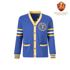 "Oakwood College" Blue Fleece Cardigan