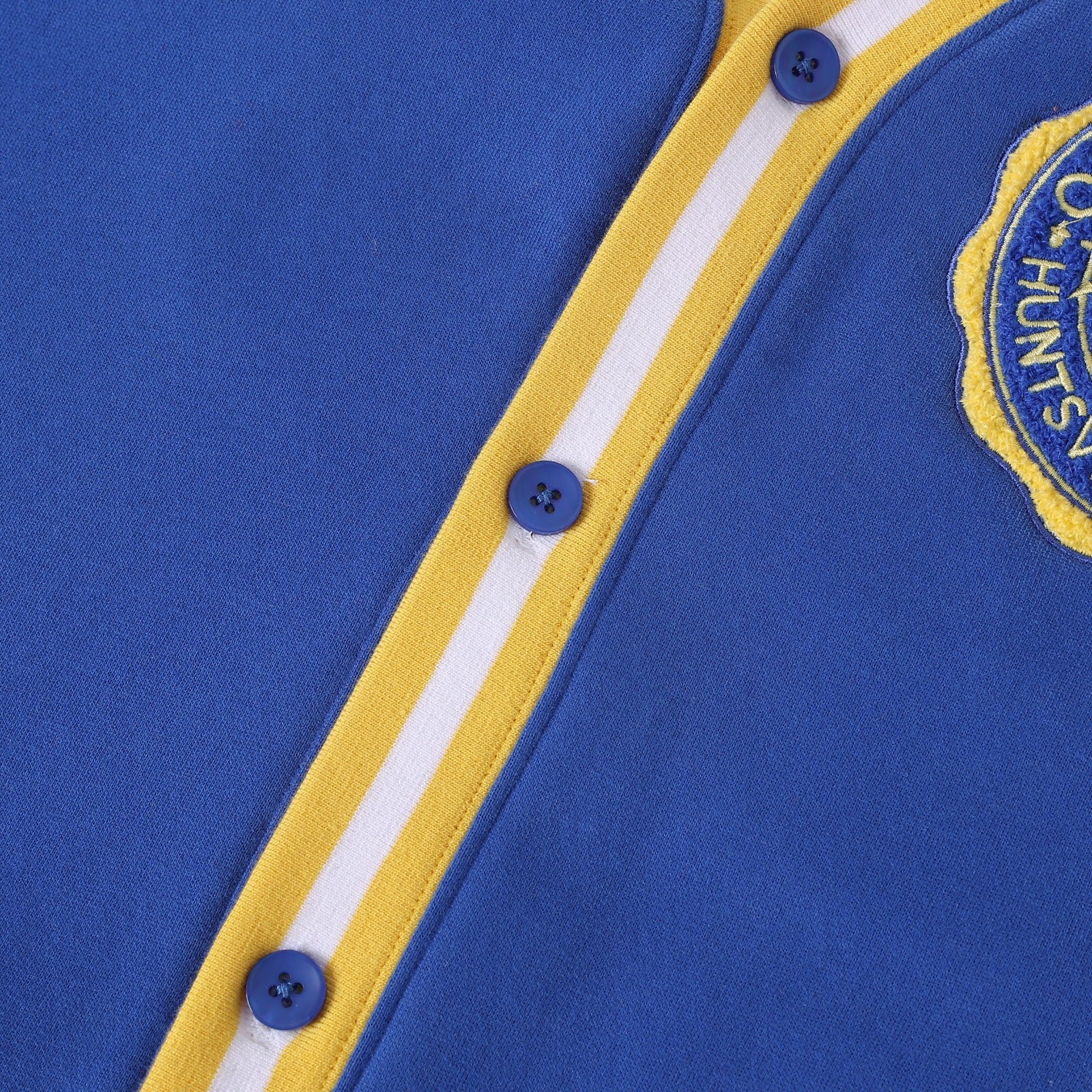 "Oakwood College" Blue Fleece Cardigan