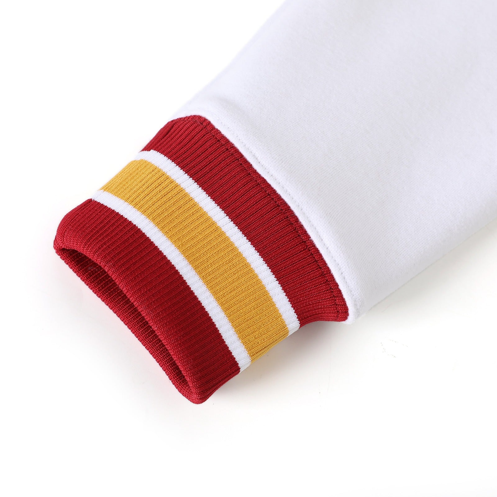 Tuskegee White Fleece Cardigan