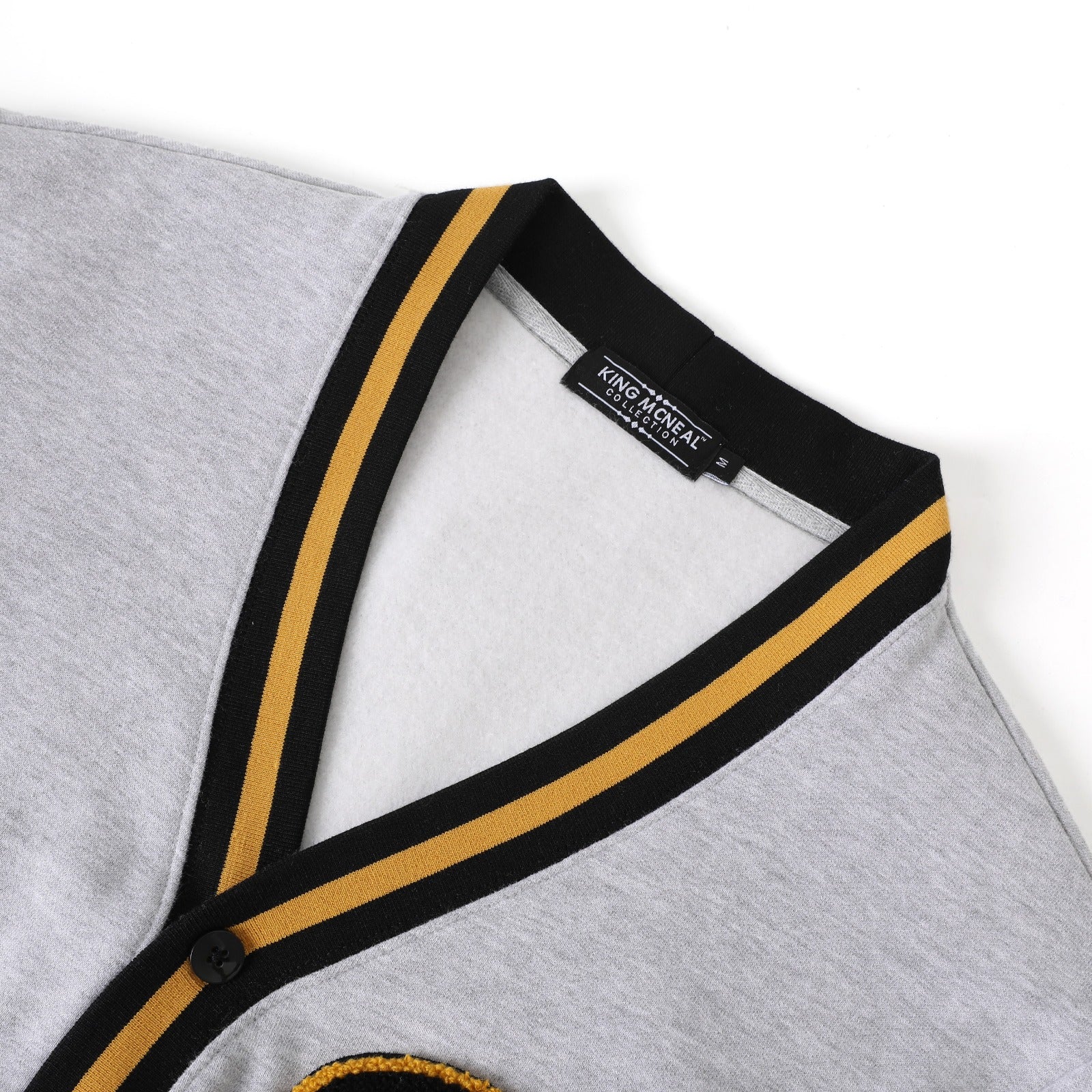 Grambling Heather Grey Fleece Cardigan