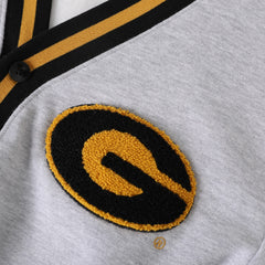 Grambling Heather Grey Fleece Cardigan