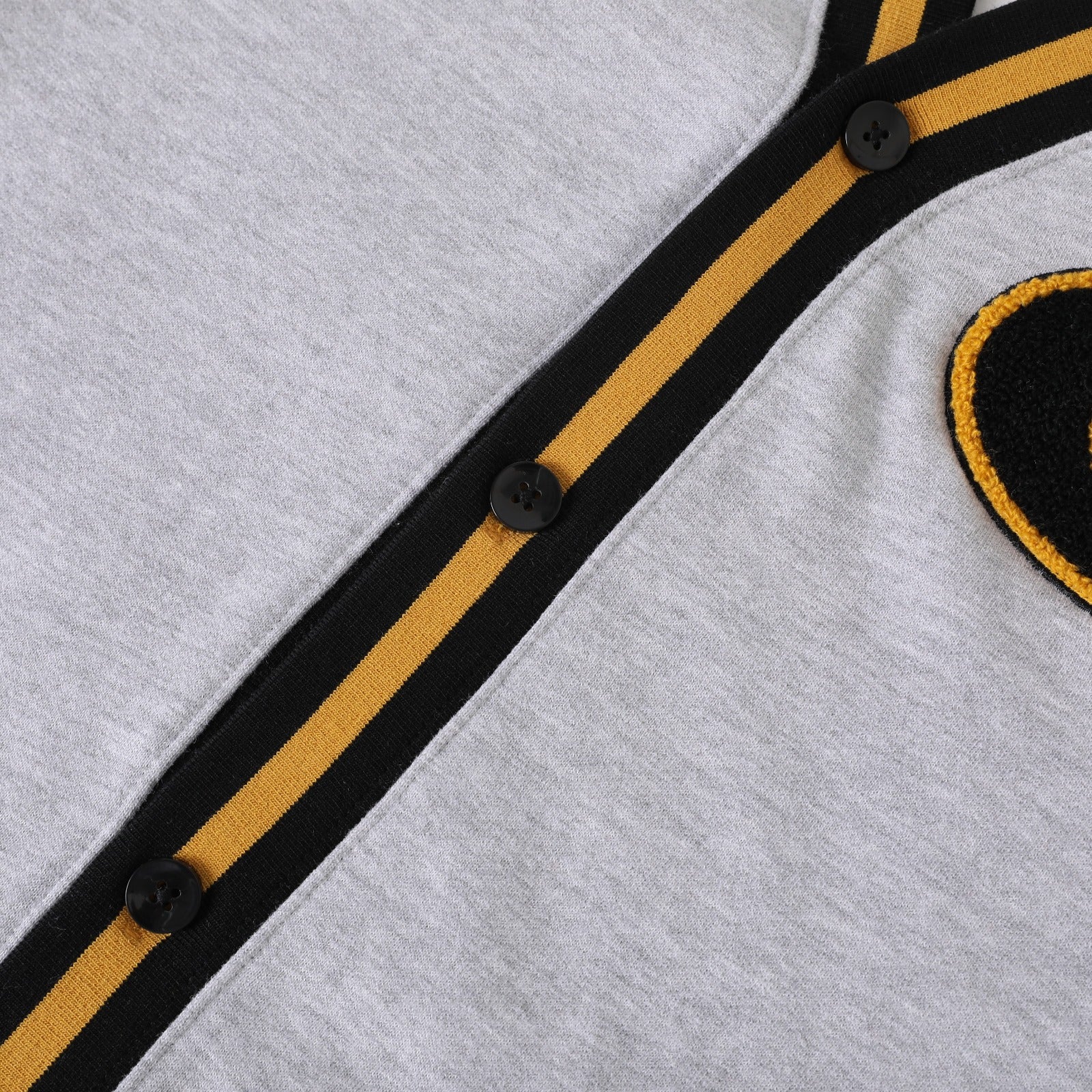 Grambling Heather Grey Fleece Cardigan