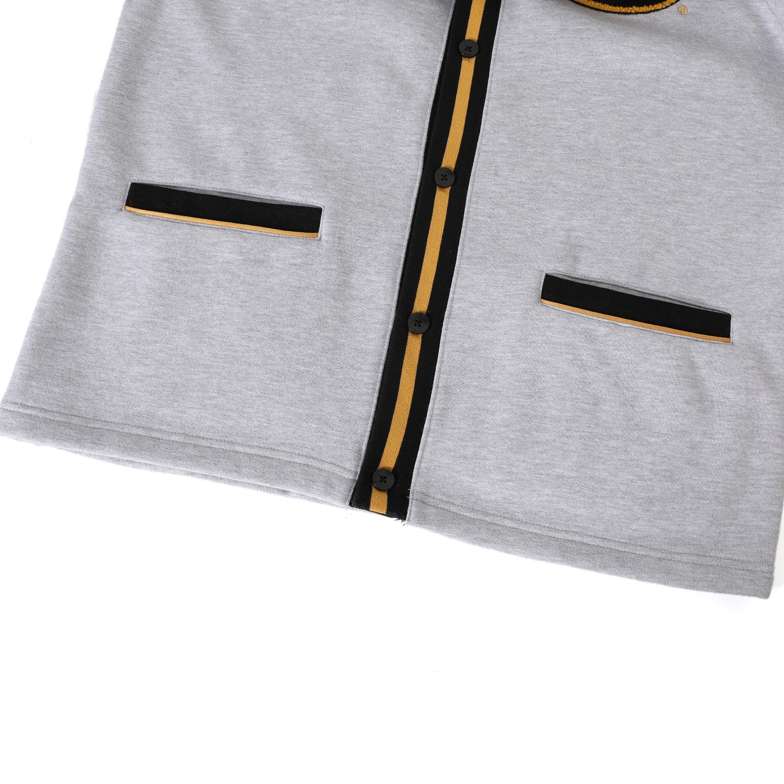 Grambling Heather Grey Fleece Cardigan