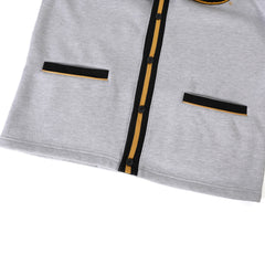 Grambling Heather Grey Fleece Cardigan