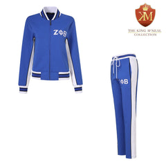 Zeta Blue Air Tech Fleece Warm Up Jacket