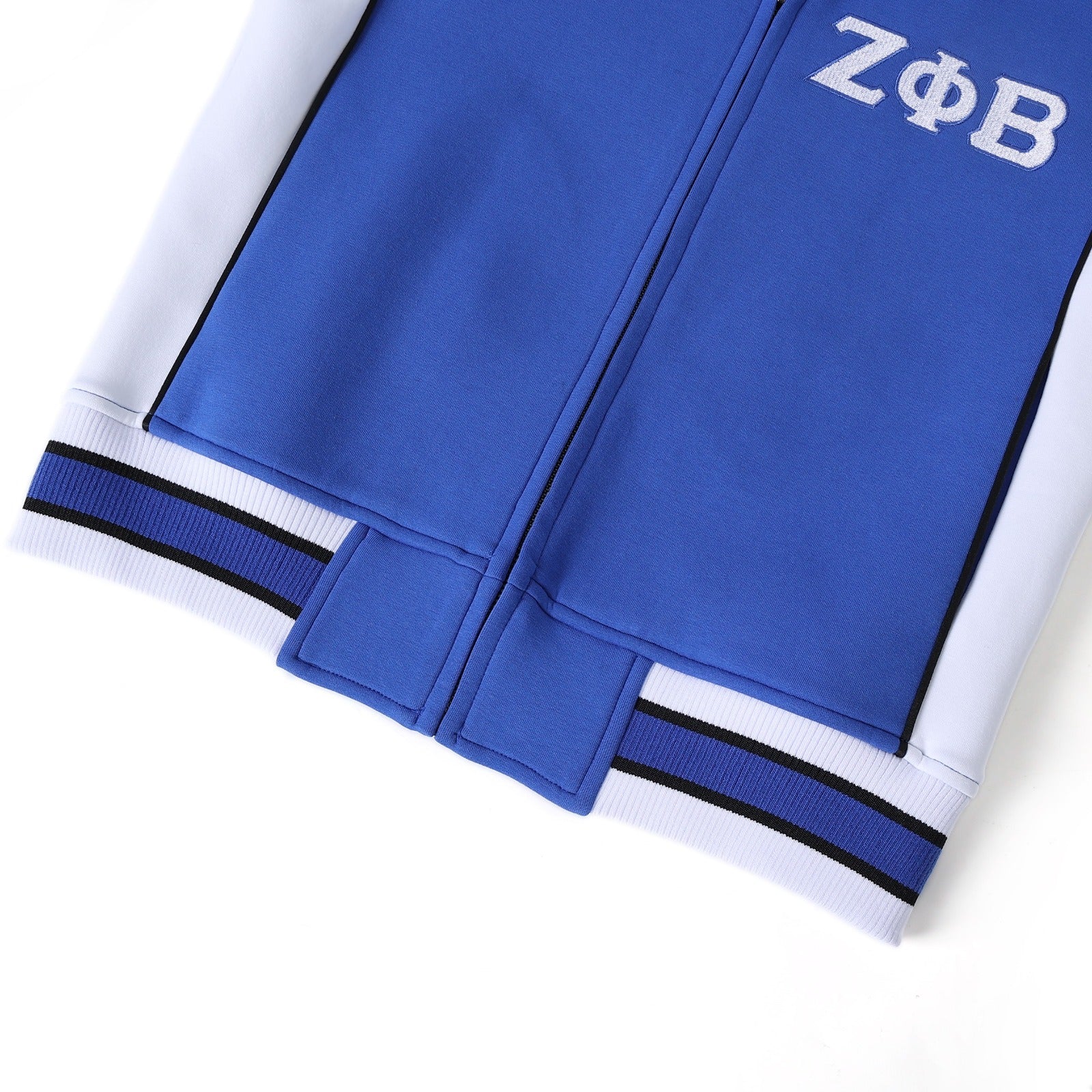 Zeta Blue Air Tech Fleece Warm Up Jacket