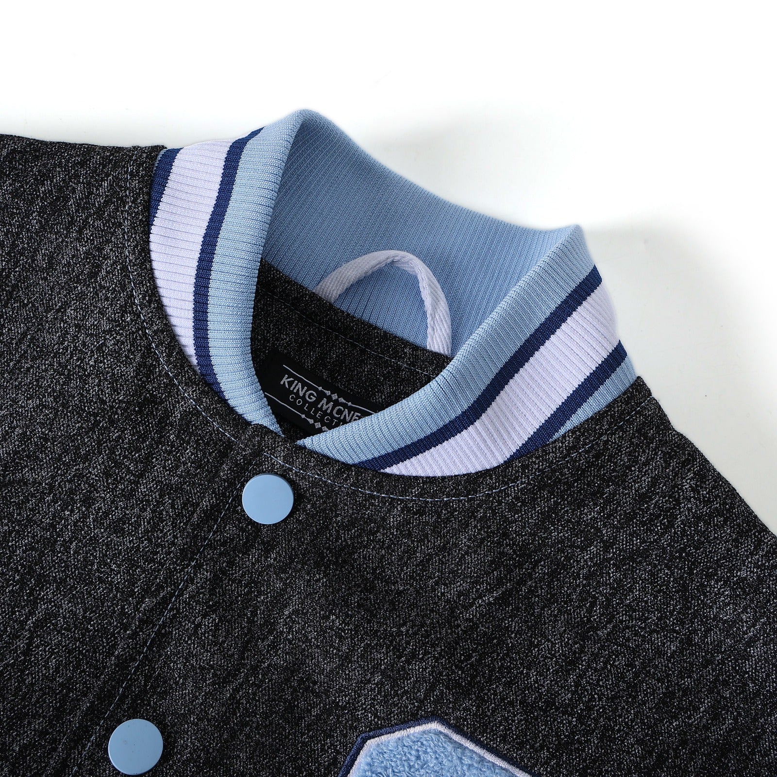 Spelman Black  Denim Bomber Jacket