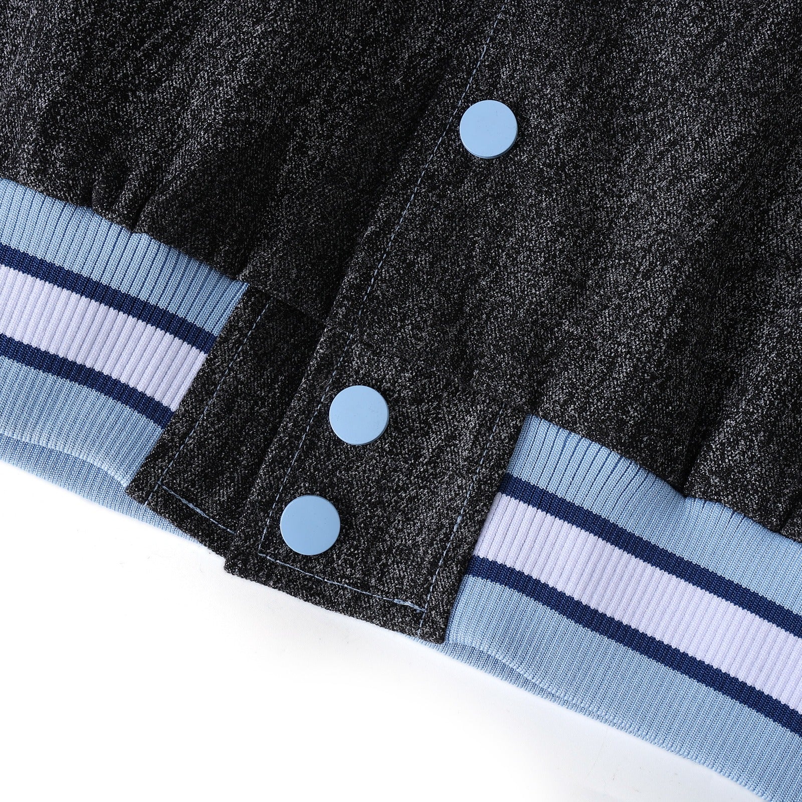 Spelman Black  Denim Bomber Jacket