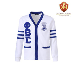 Sigma White Fleece Cardigan