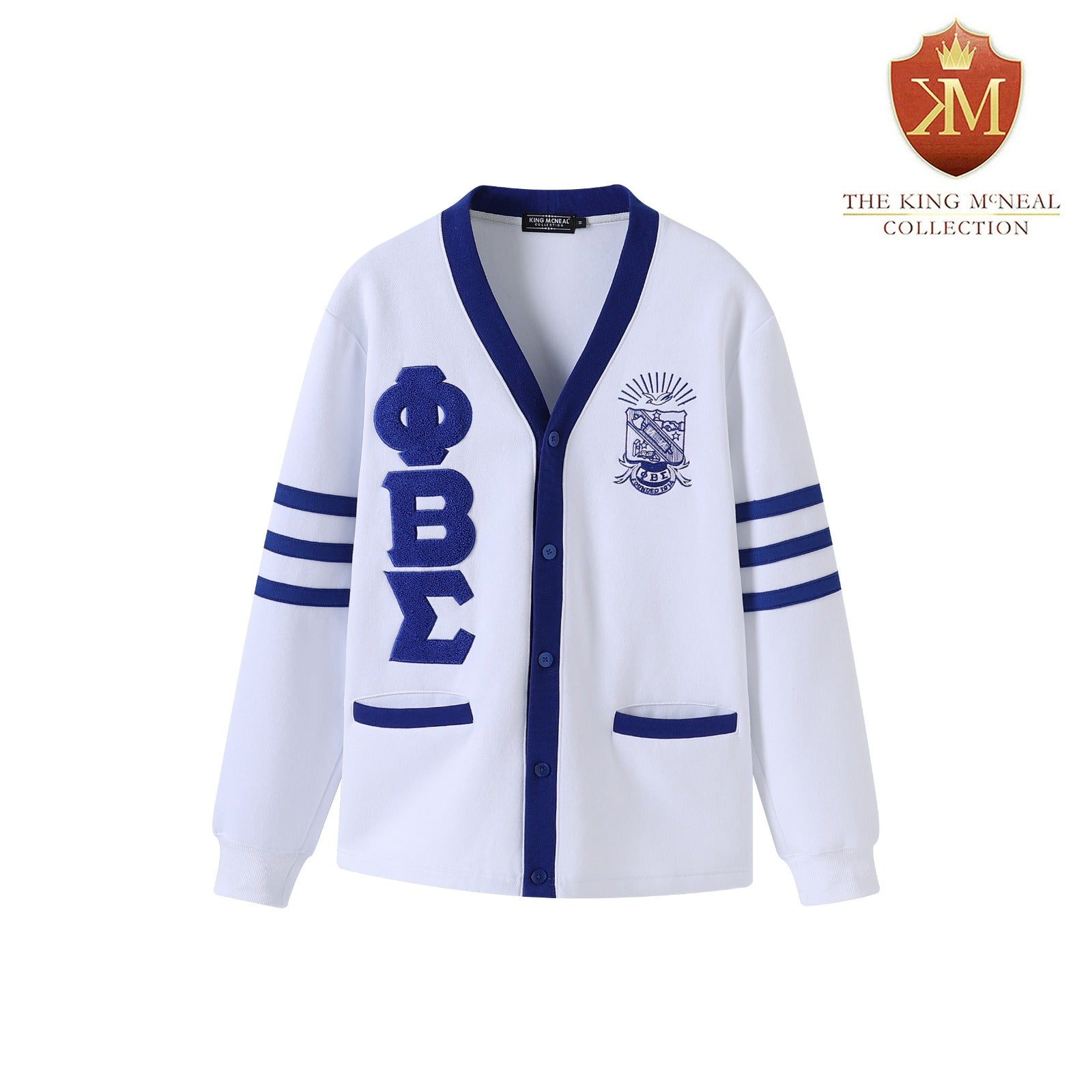 Sigma White Fleece Cardigan