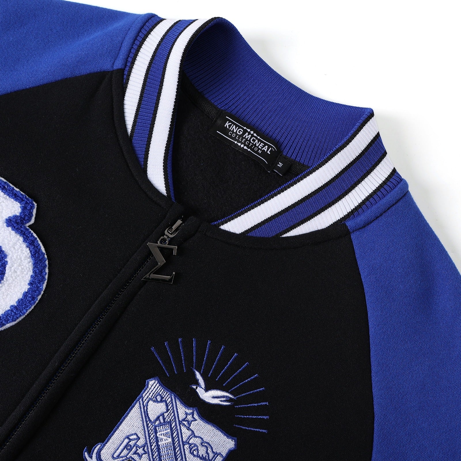 Phi Beta Sigma Black Varsity Fleece Jacket