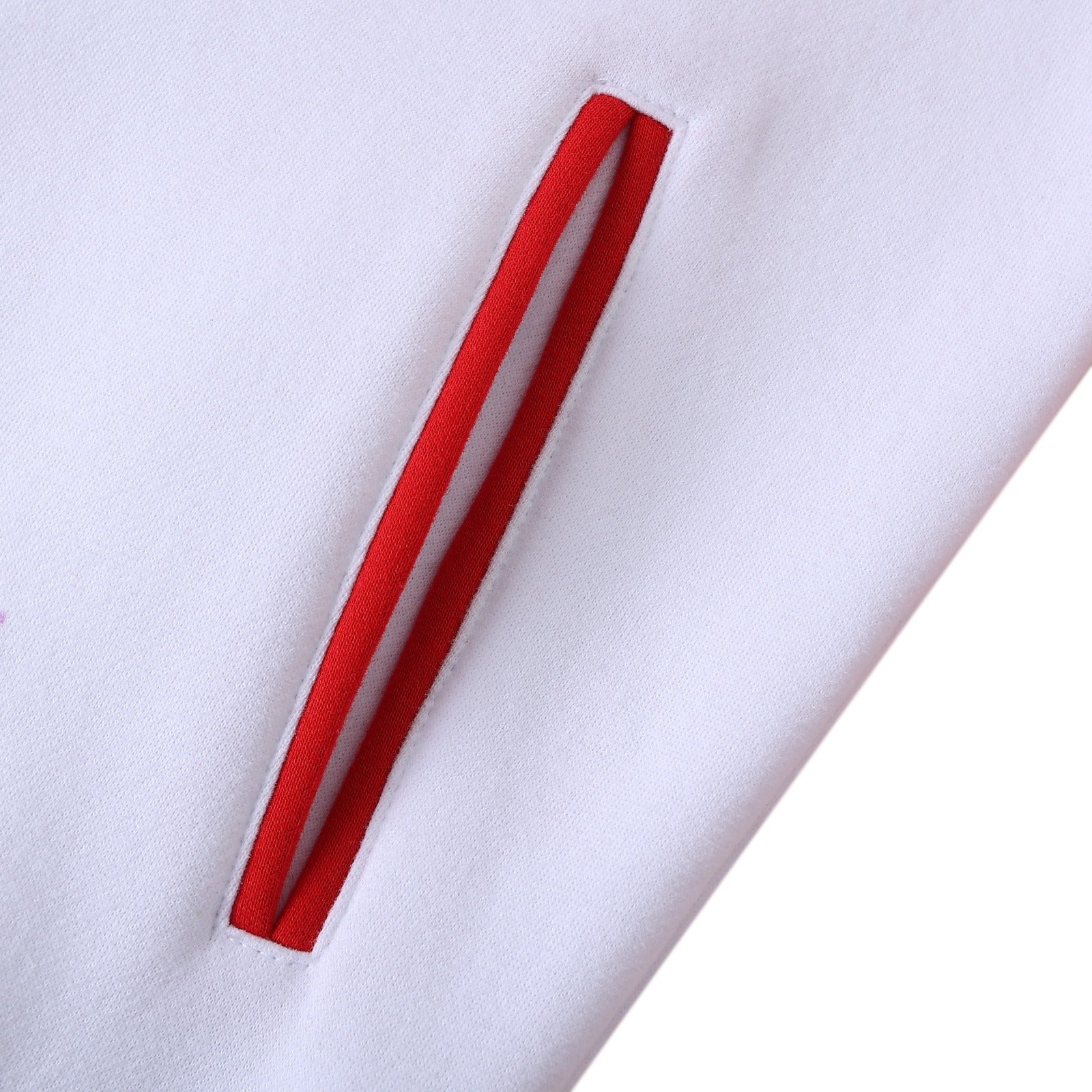 Delta White Varsity Fleece Jacket