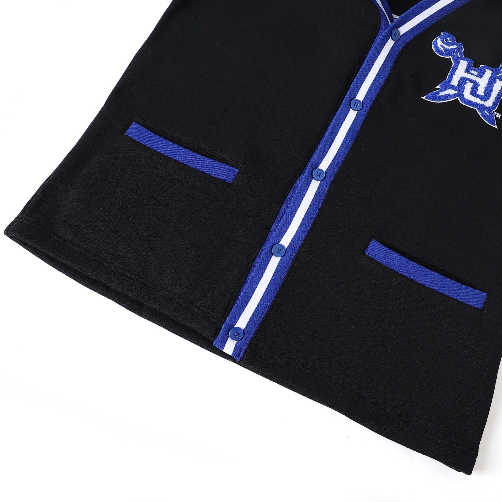 Hampton University Black Fleece Cardigan
