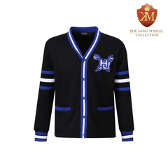 Hampton University Black Fleece Cardigan