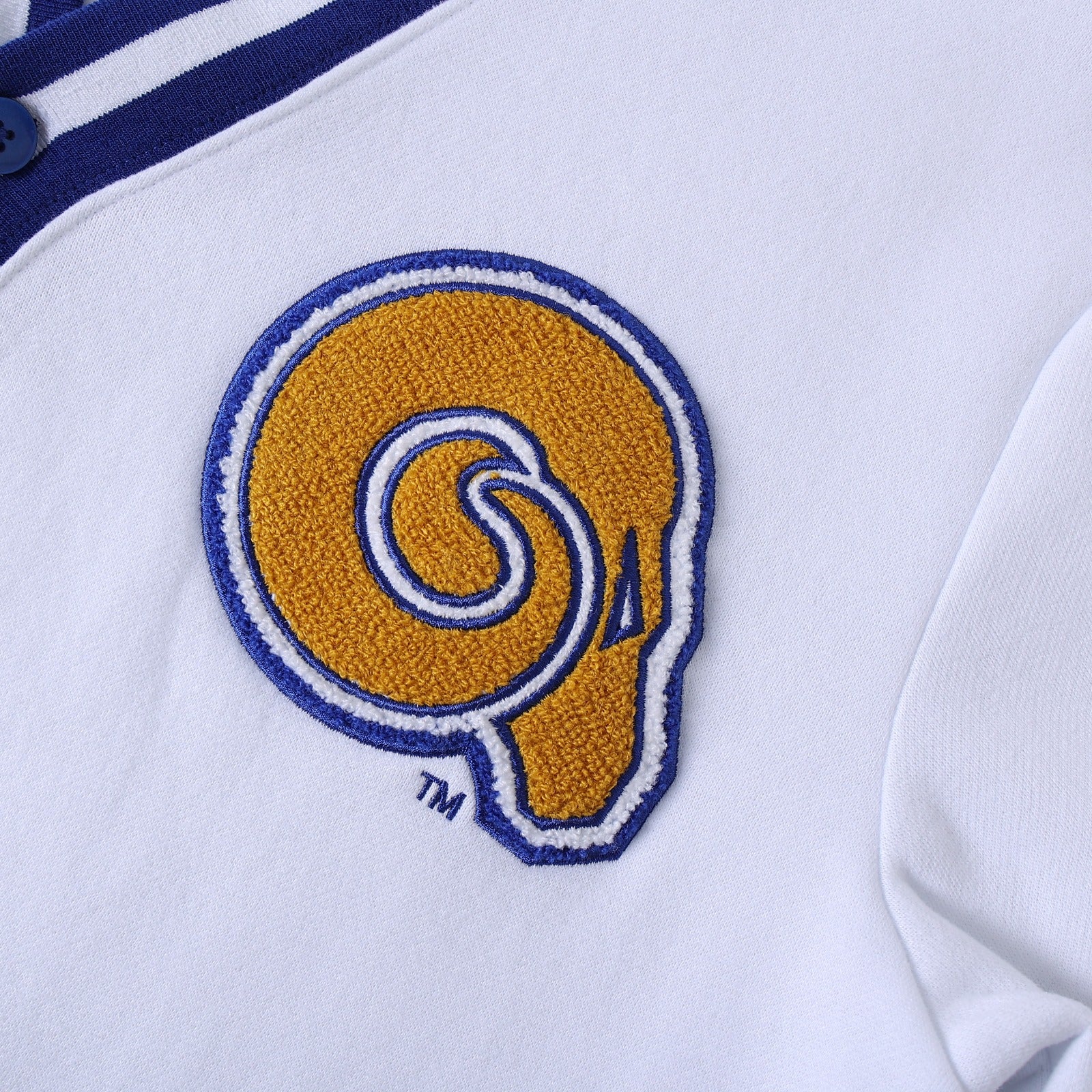 Albany State White Fleece Cardigan