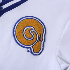 Albany State White Fleece Cardigan