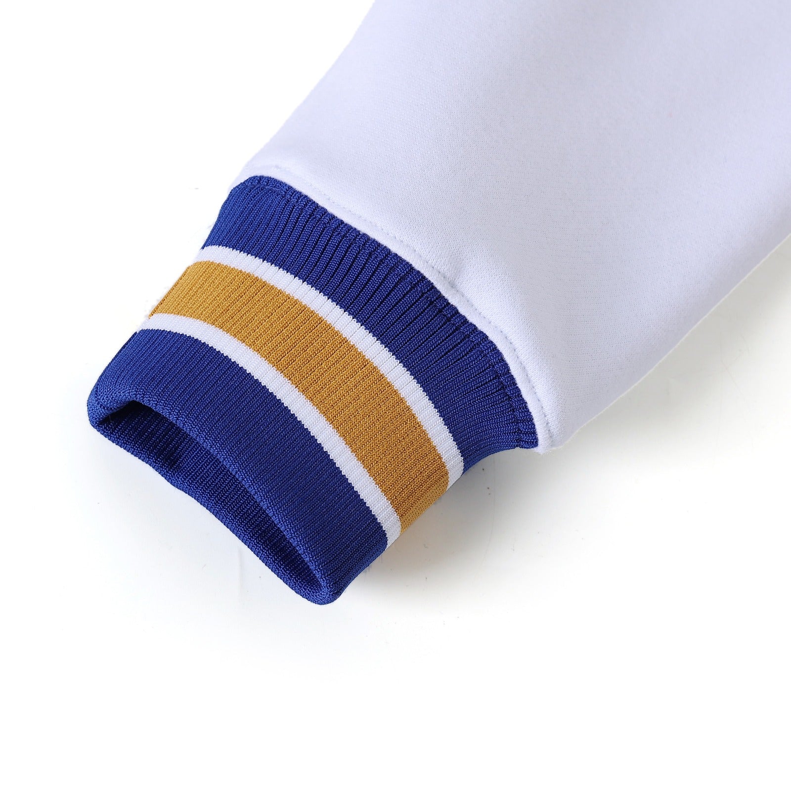 Albany State White Fleece Cardigan