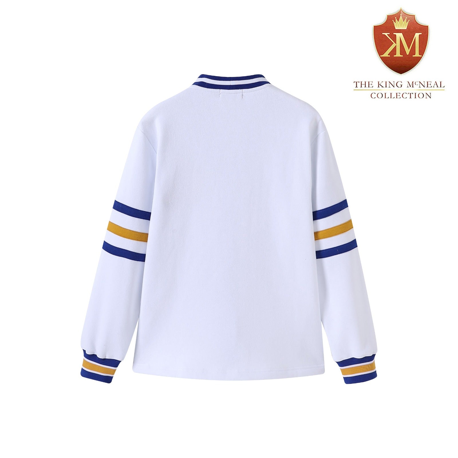 Albany State White Fleece Cardigan