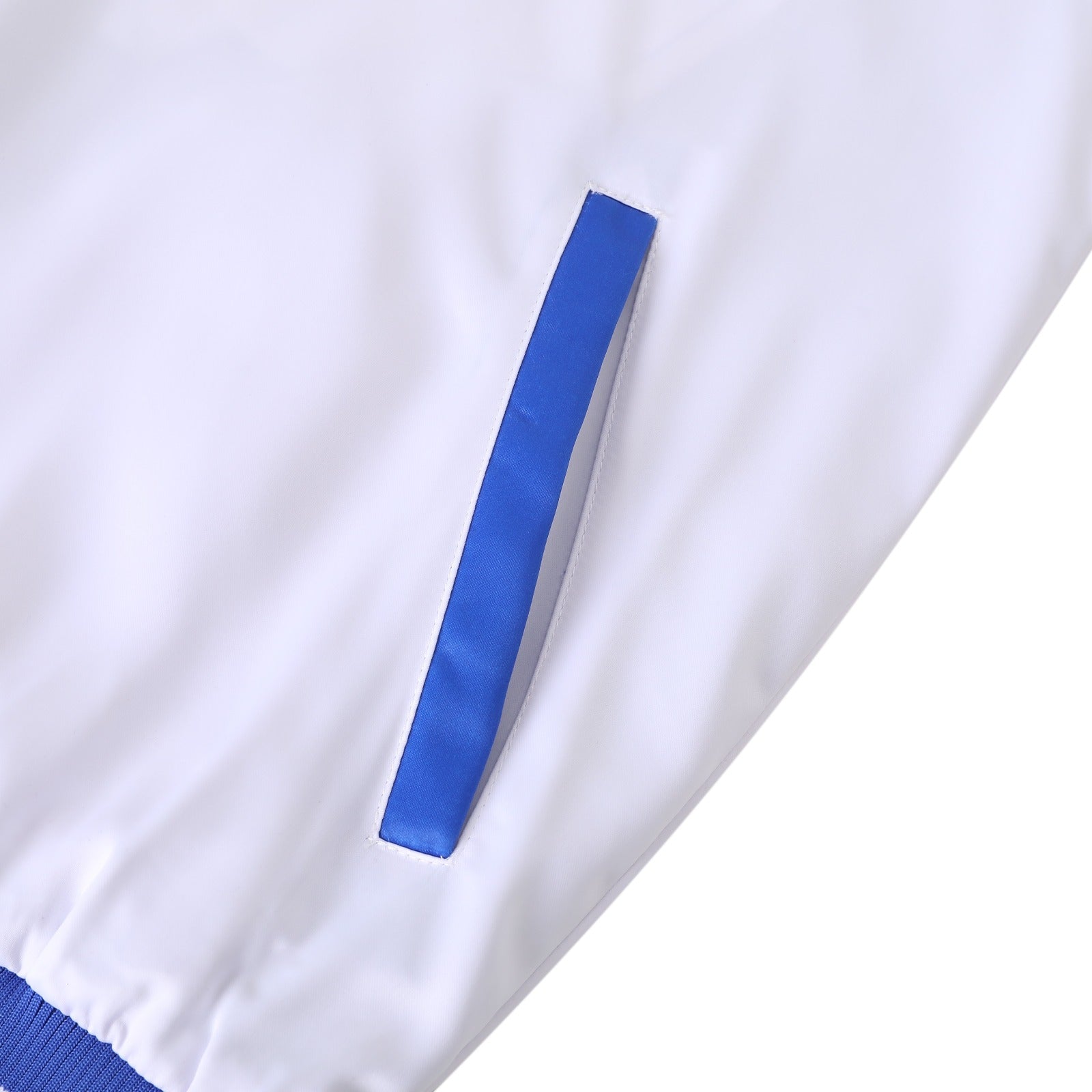 Sigma White Satin Bomber Jacket