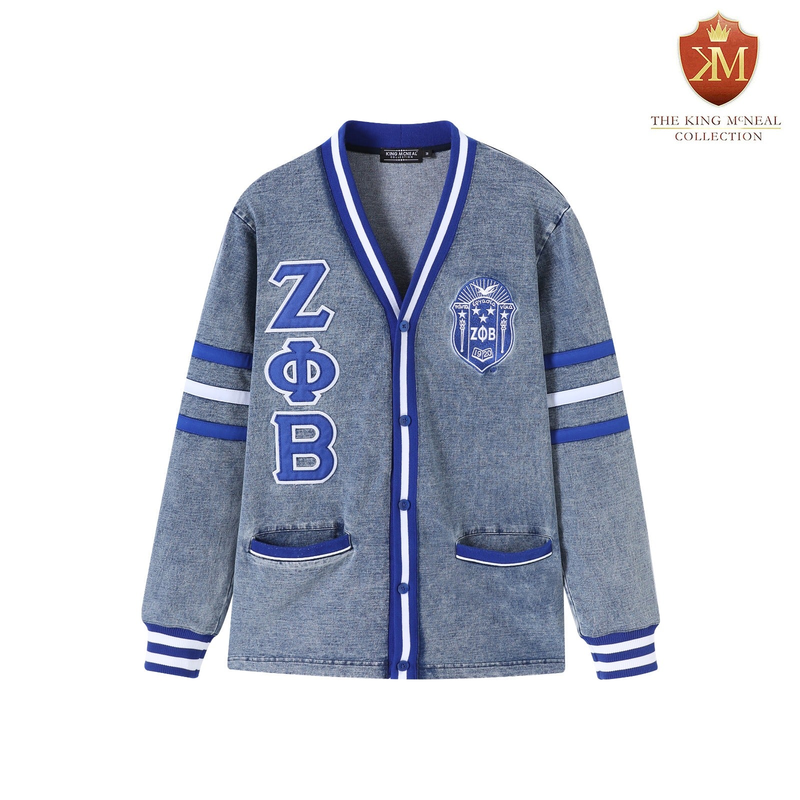 Zeta Denim Cardigan Unisex Fit