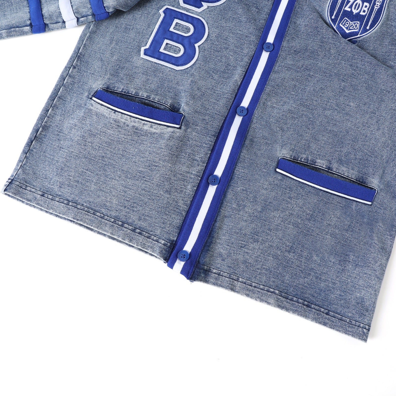 Zeta Denim Cardigan Unisex Fit