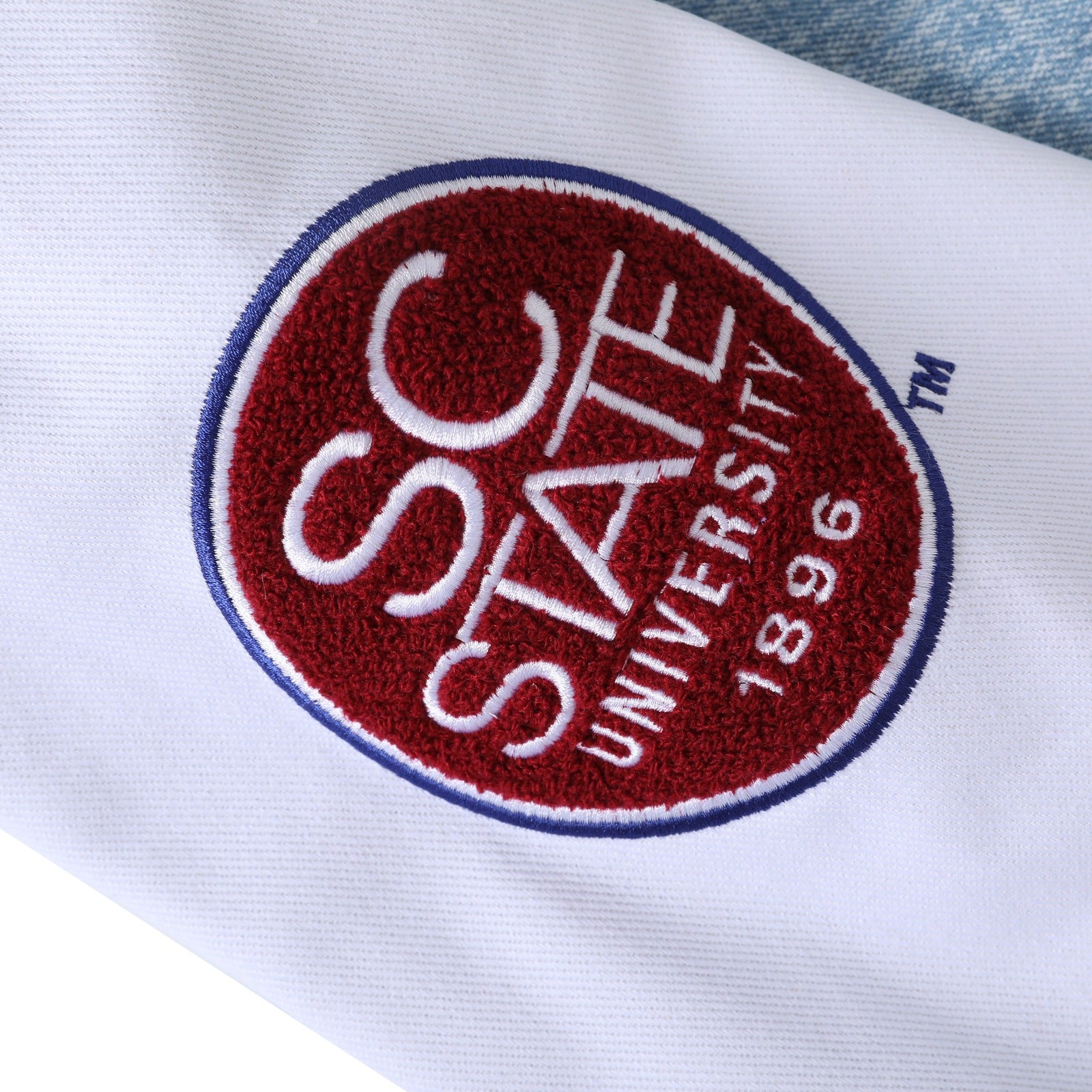 South Carolina State Denim Bomber Jacket