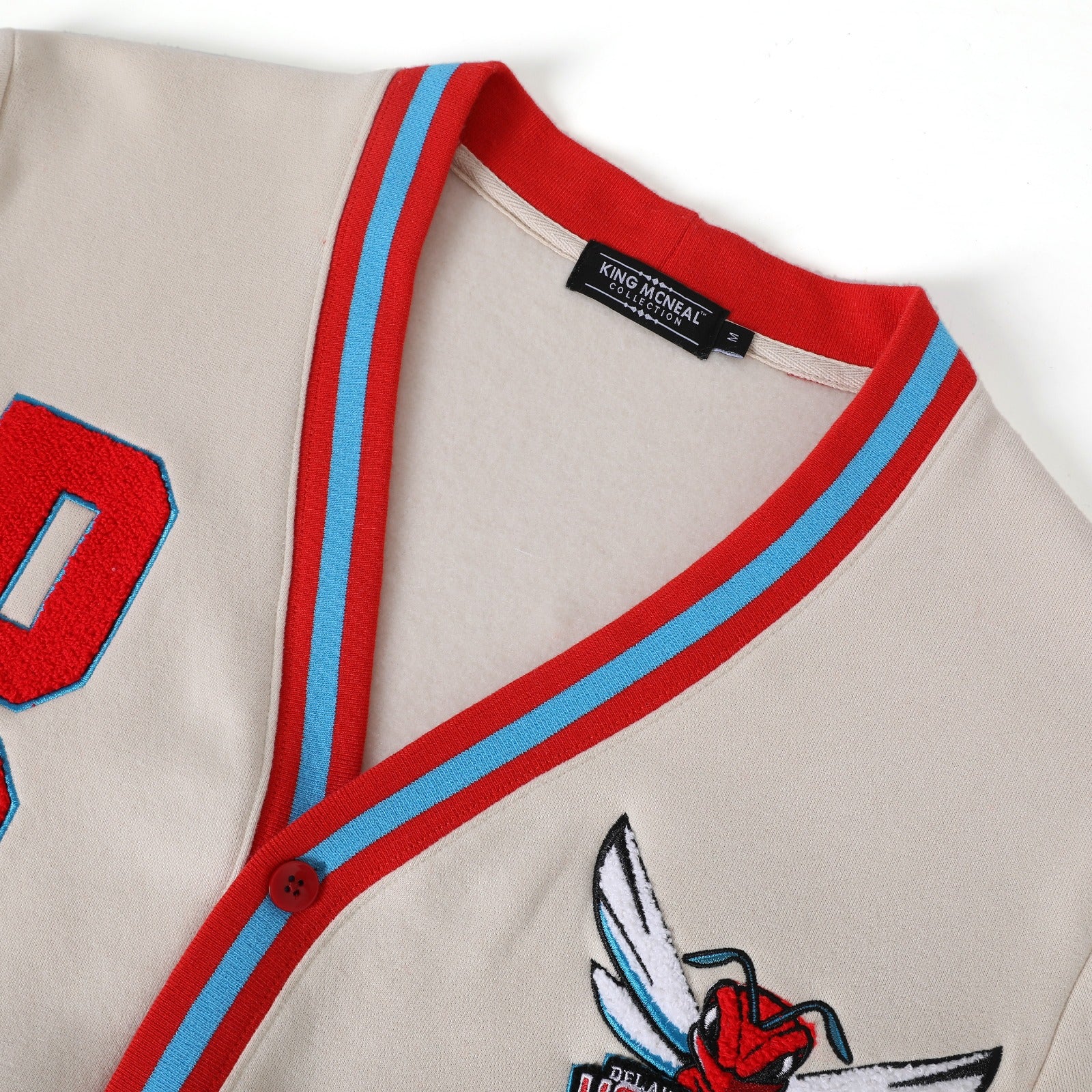 Delaware State Neutral Fleece Cardigan