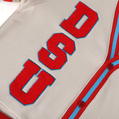 Delaware State Neutral Fleece Cardigan