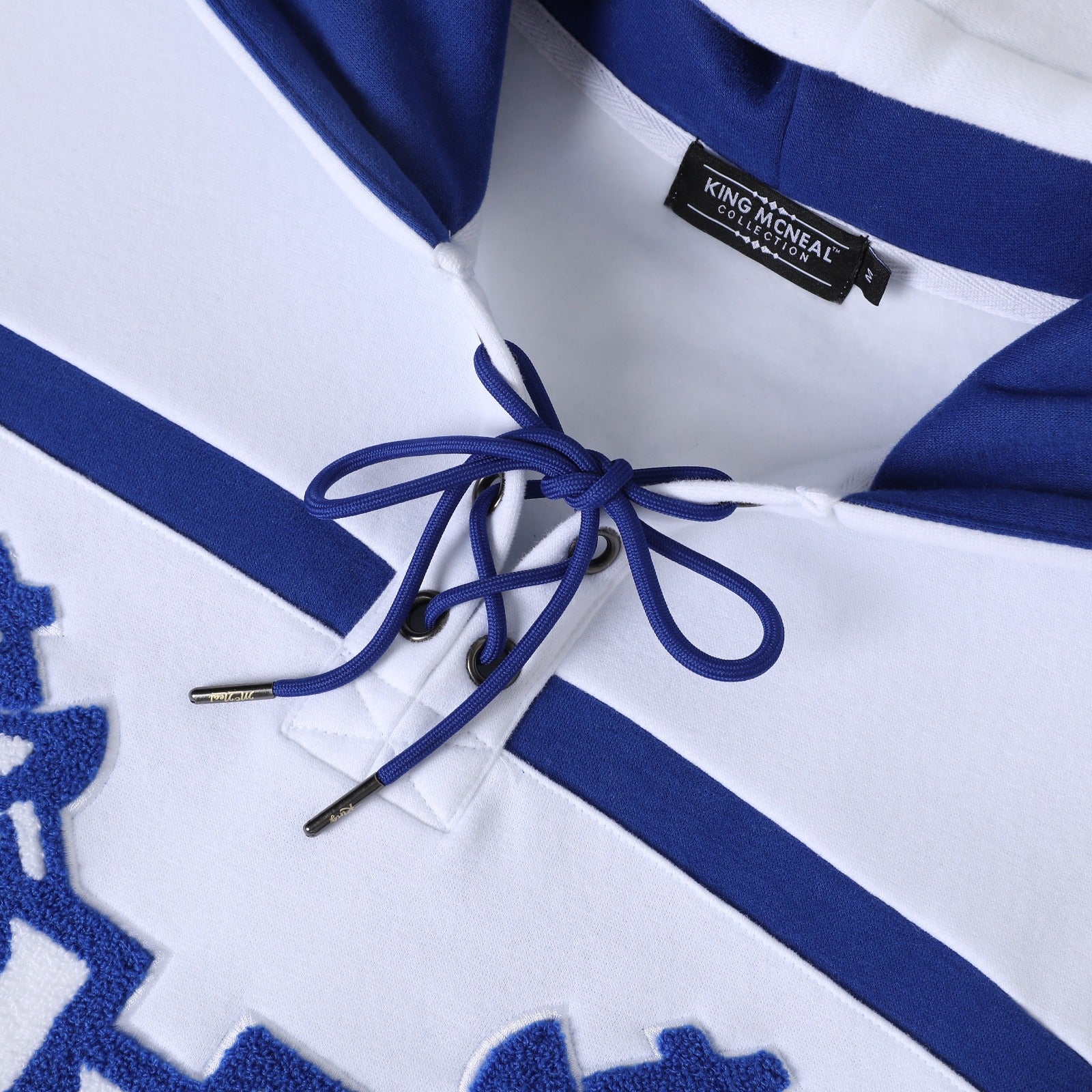 Hampton University White Hockey Hoodie