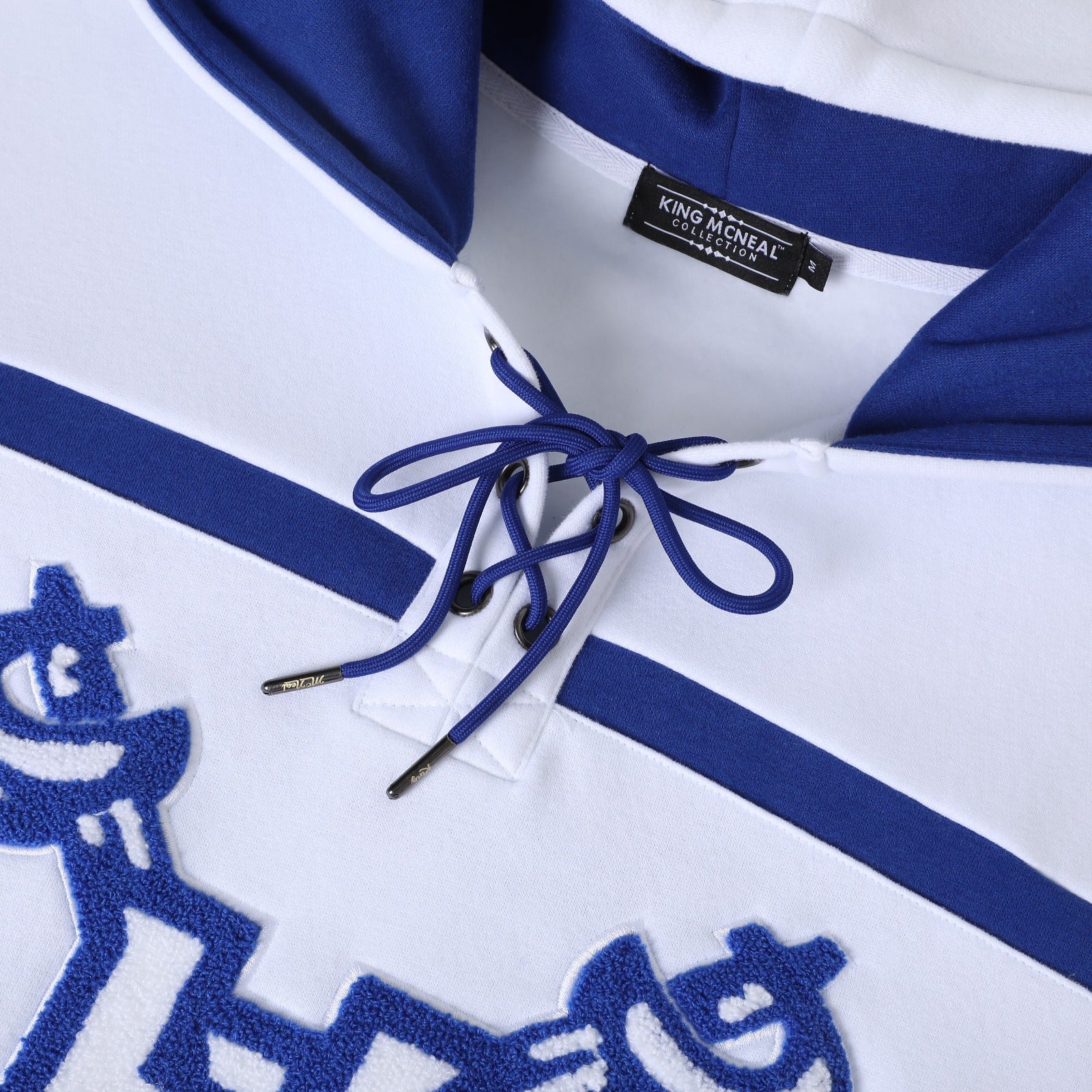 Hampton University White Hockey Hoodie