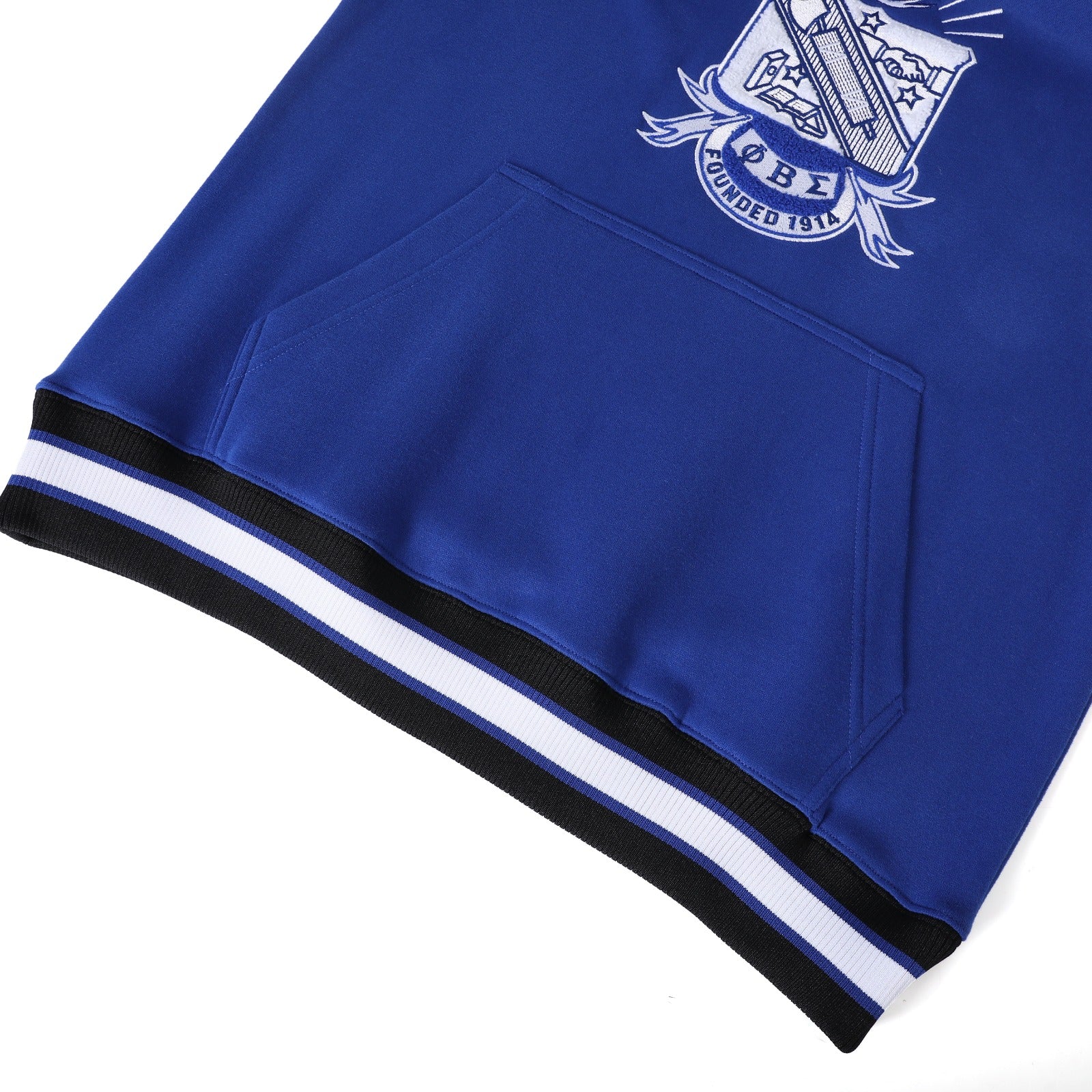 Phi Beta Sigma Blue Crest Chenille Crewneck sweatshirt