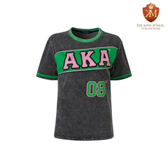 AKA Premium Black Denim Jersey Shirt