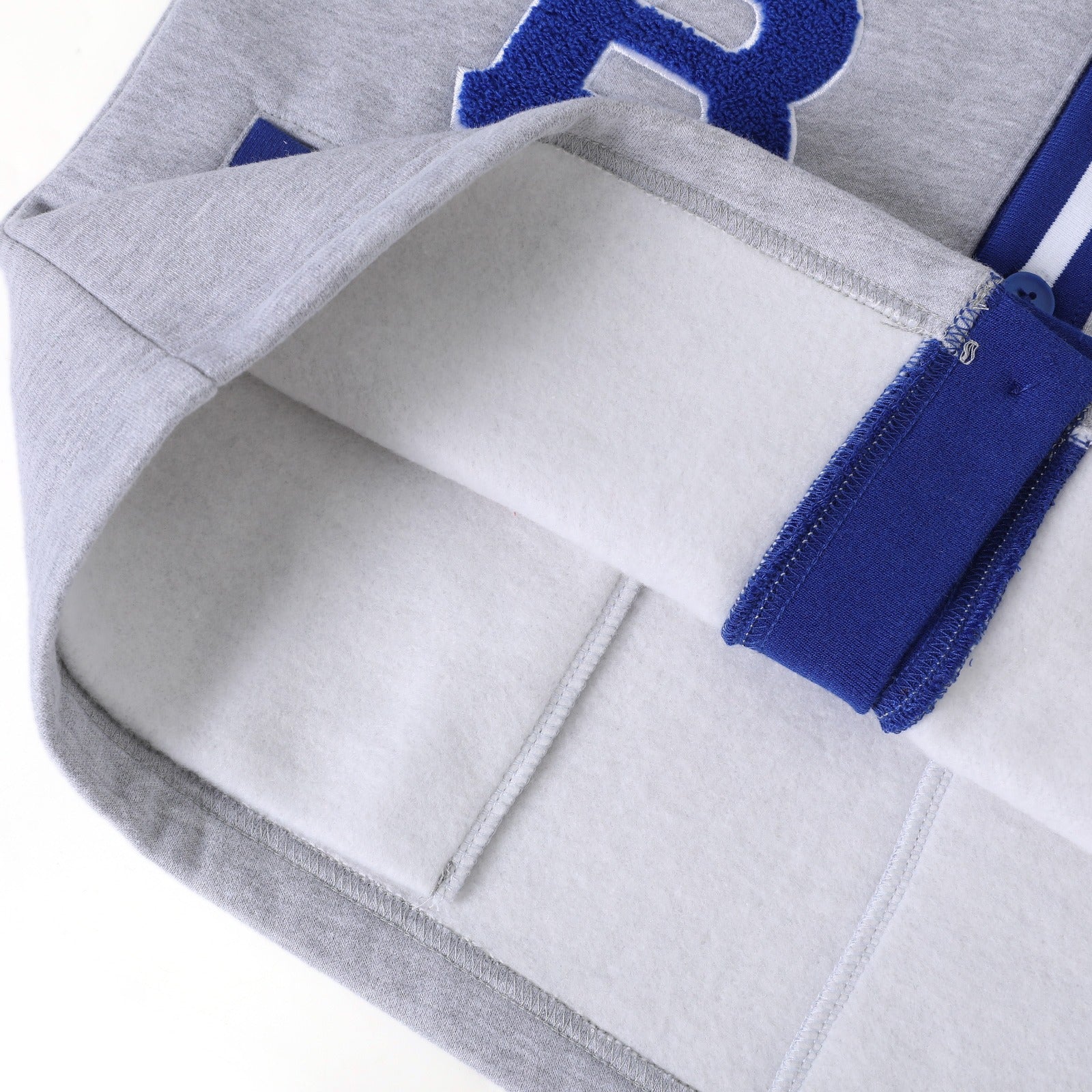 Zeta Heather Grey Fleece Cardigan Unisex Fit