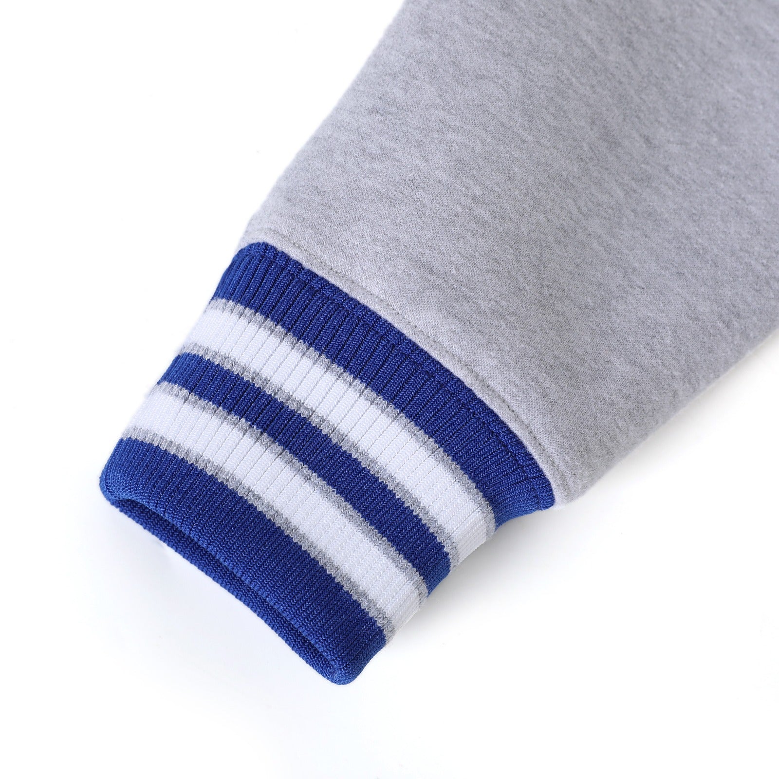 Zeta Heather Grey Fleece Cardigan Unisex Fit