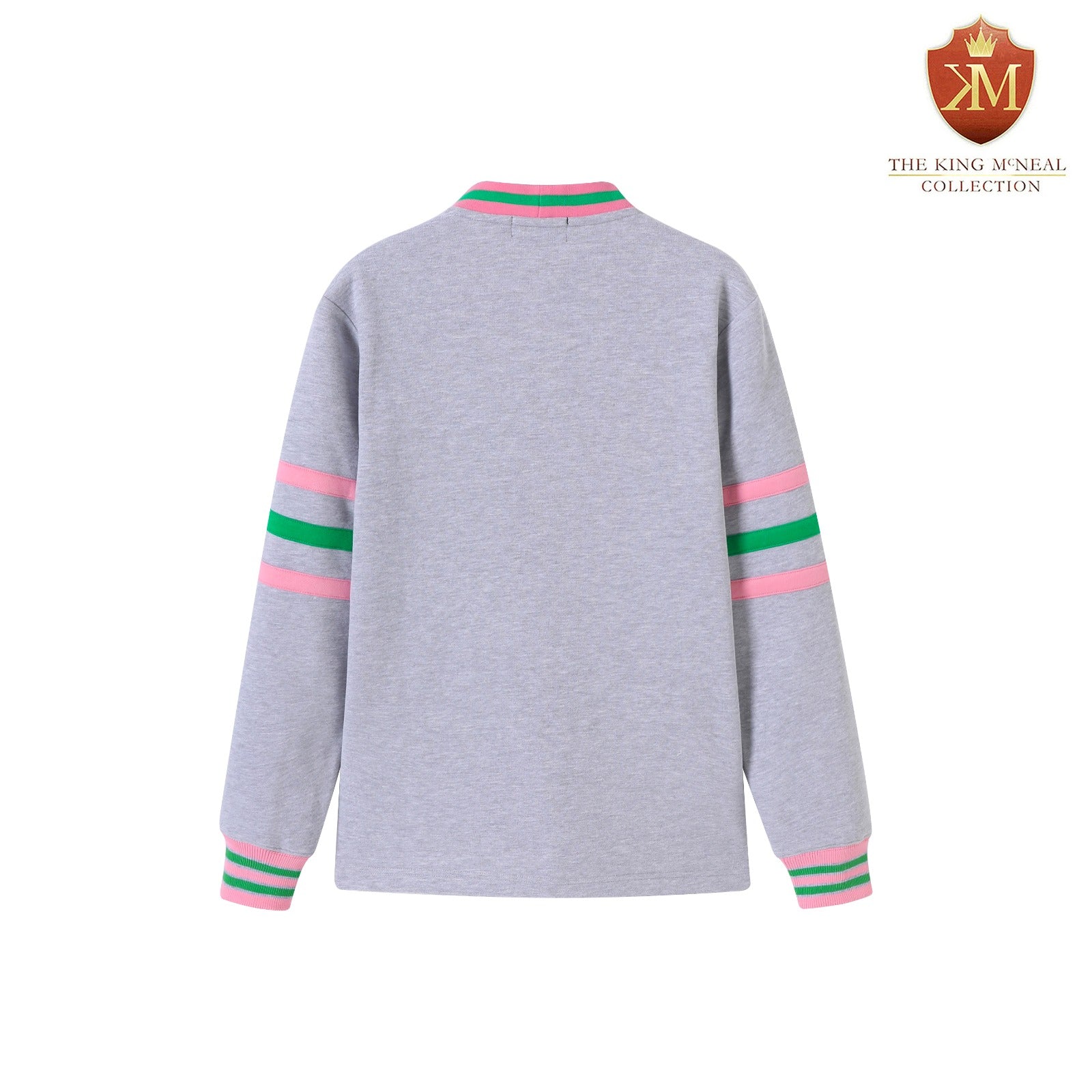 AKA Heather Grey Fleece Cardigan Unisex Fit