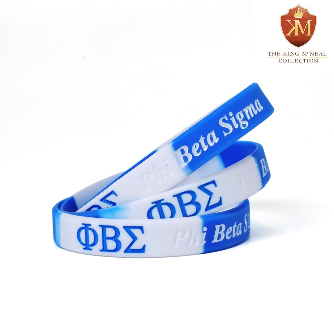 Phi Beta Sigma Silicone Bracelet