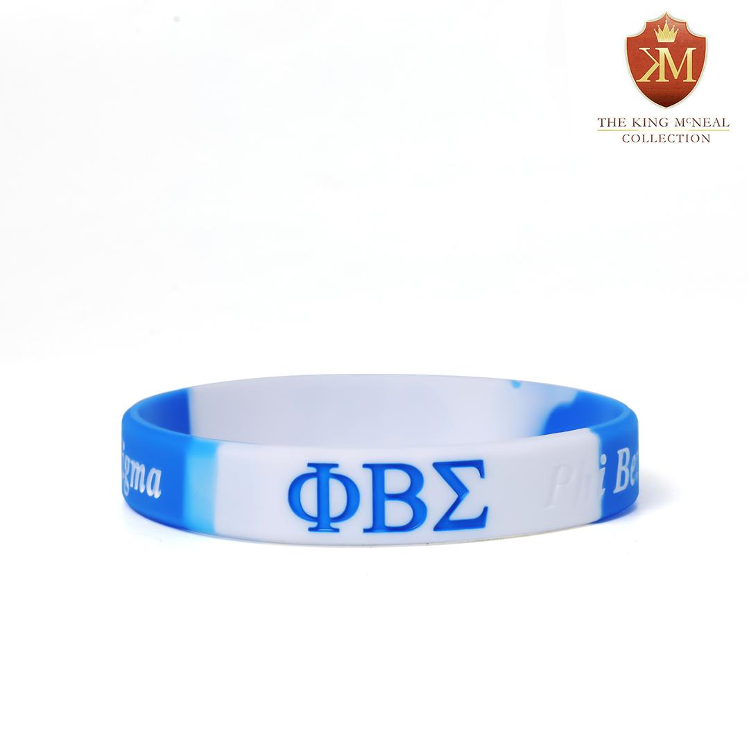 Phi Beta Sigma Silicone Bracelet