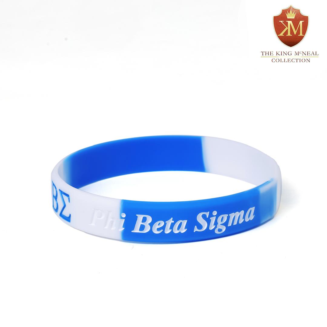 Phi Beta Sigma Silicone Bracelet