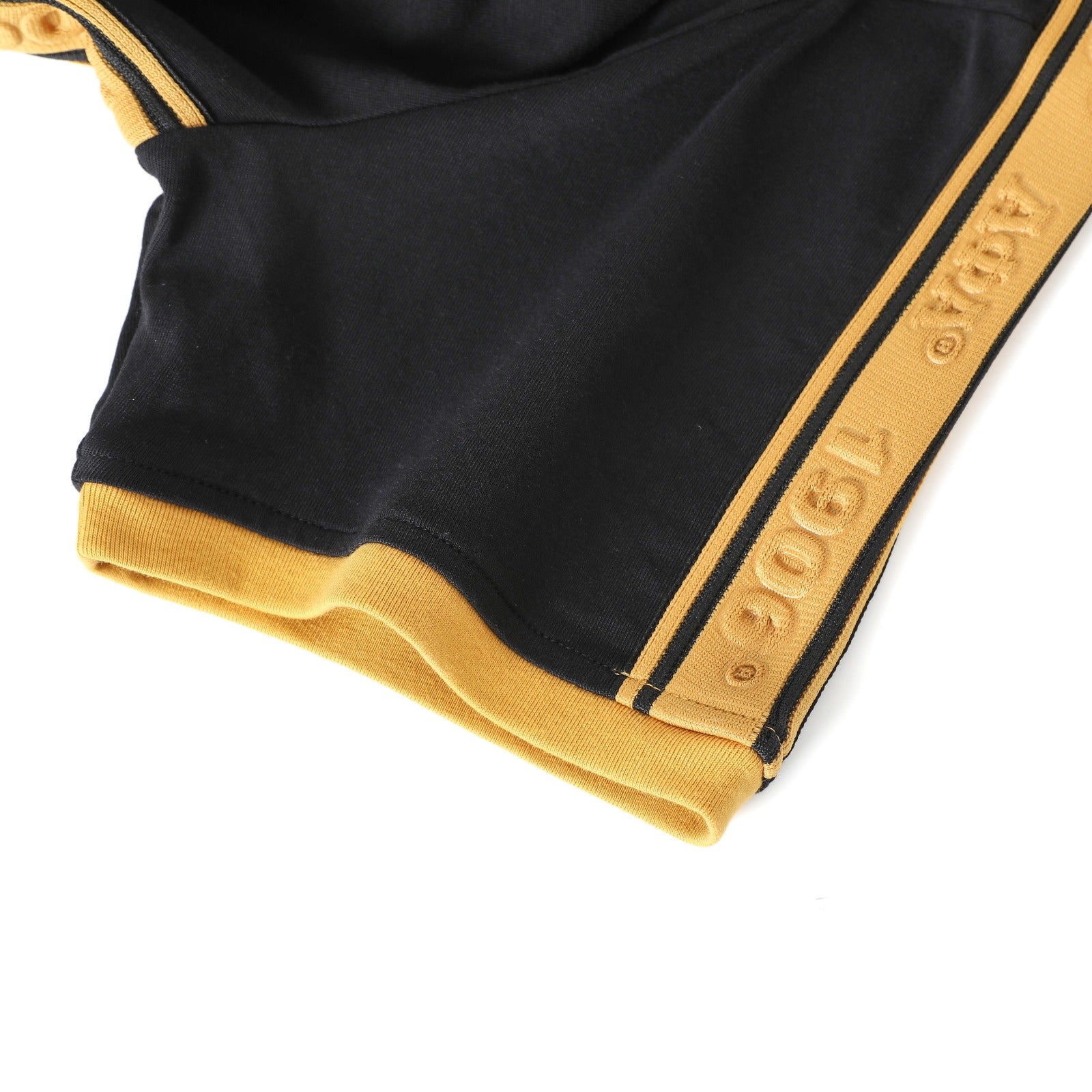 Alpha Black Tapered Embossed Premium Crest Shirt