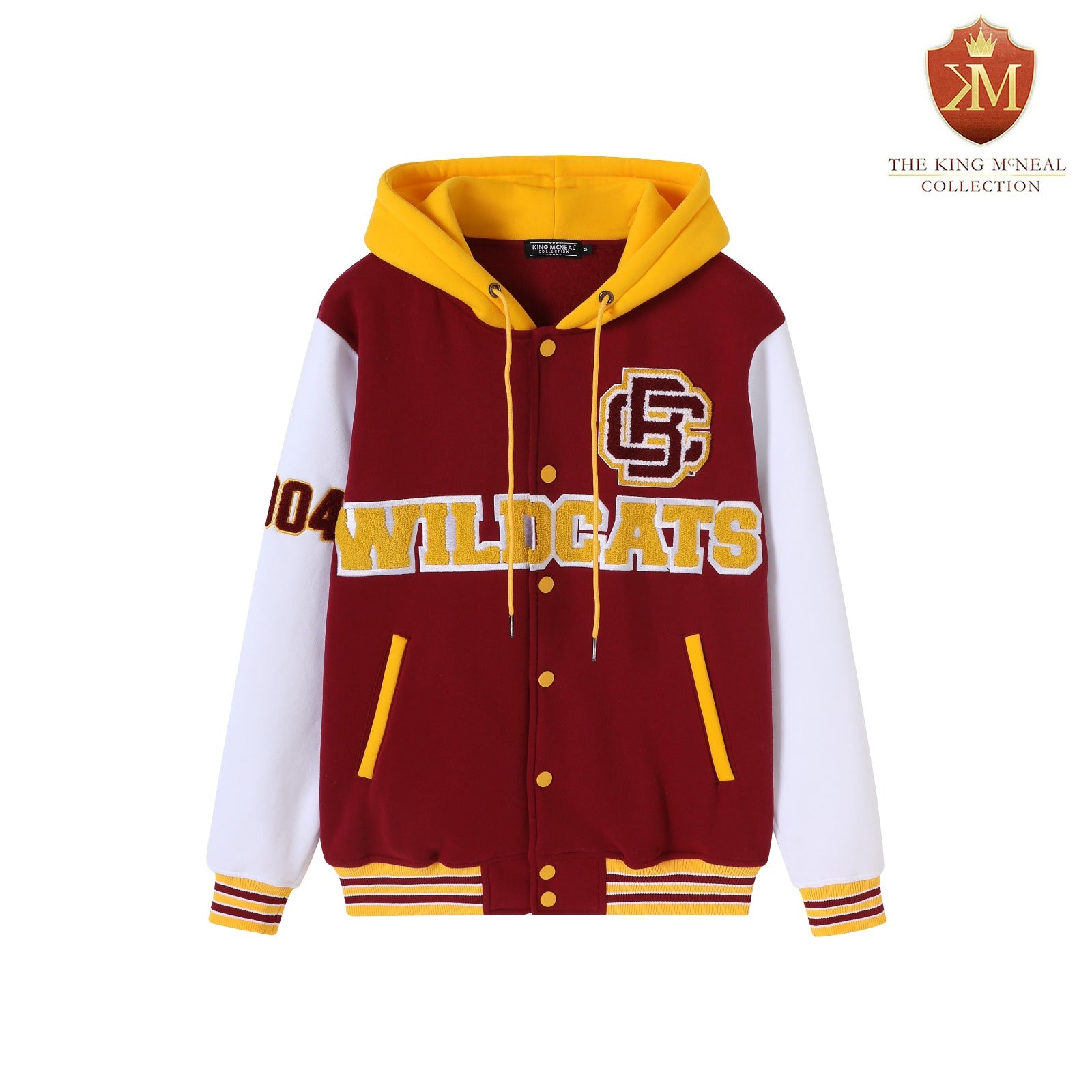 Bethune-Cookman Burgundy Fleece Jacket