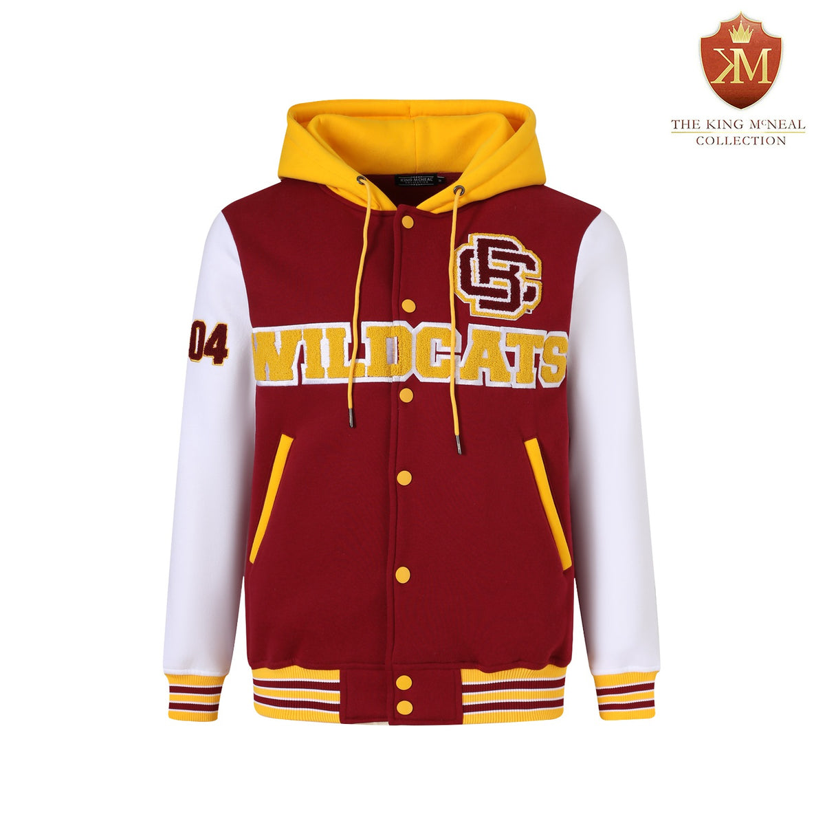 Bethune-Cookman Burgundy Fleece Jacket